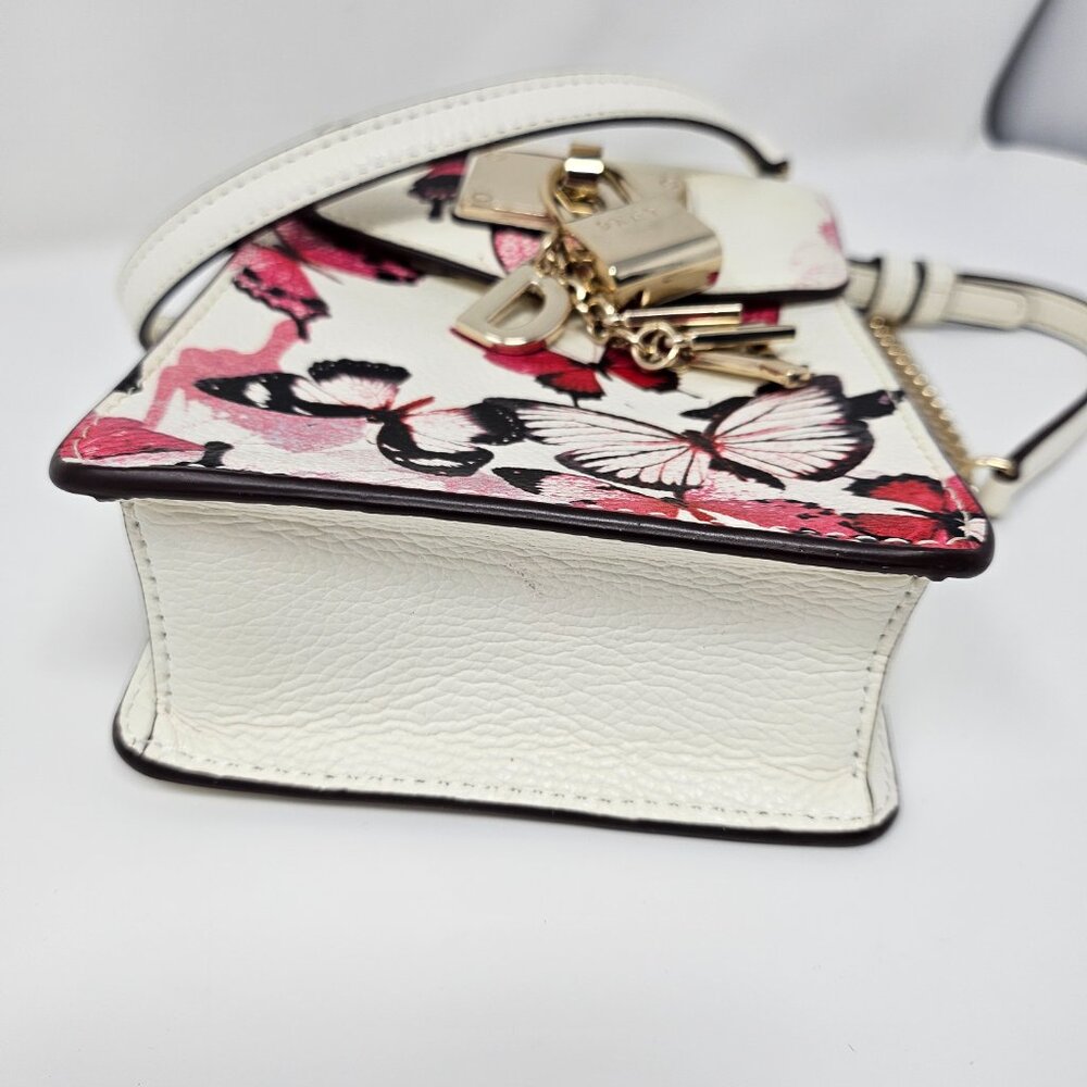 DKNY Elisa North-South Butterfly print leather crossbody mini bag - Picture 5 of 13